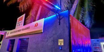 Rescatan caseta policial del parque Forjadores