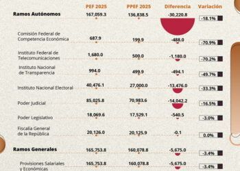 Ajustes en el PEF 2025 debilitan a dependencias de la APF