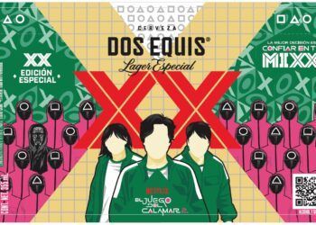 Dos Equis y El Juego del Calamar crean una edición limitada de latas temáticas