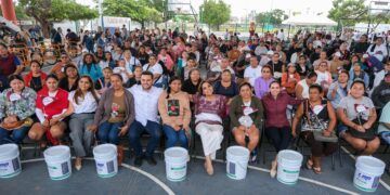 Mara Lezama transforma la vida a más de 500 familias al entregarles apoyos sociales del bienestar