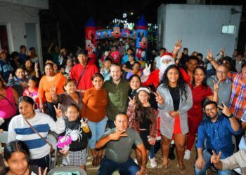 El PVEM en Solidaridad se sigue fortaleciendo; Fernando Muñoz celebra posadas navideñas con militantes y simpatizantes del partido