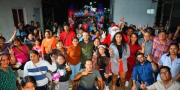 El PVEM en Solidaridad se sigue fortaleciendo; Fernando Muñoz celebra posadas navideñas con militantes y simpatizantes del partido