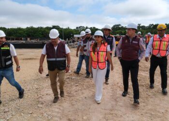 Supervisa Mara Lezama avances en la construcción del nuevo Hospital General de Chetumal