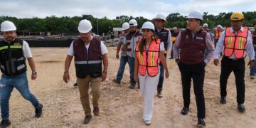 Supervisa Mara Lezama avances en la construcción del nuevo Hospital General de Chetumal