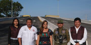 En los últimos detalles el Puente de entrada a Chetumal, se abrirá a la circulación antes de Navidad: Mara Lezama