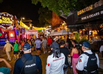 Supervisa Estefanía Mercado seguridad en la Quinta Avenida