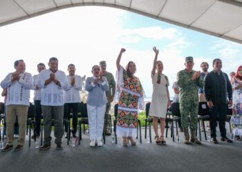 Claudia Sheinbaum y Mara Lezama celebran el primer aniversario e inauguran los tramos 6 y 7 del Tren Maya, una hazaña histórica lograda en tan solo 4 años