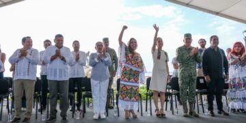 Claudia Sheinbaum y Mara Lezama celebran el primer aniversario e inauguran los tramos 6 y 7 del Tren Maya, una hazaña histórica lograda en tan solo 4 años