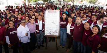 Playa Del Carmen reafirma su gran apoyo y fuerza a morena
