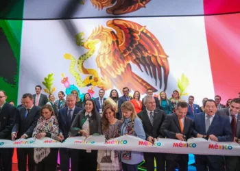 Mara Lezama acompaña a Josefina Rodríguez en inauguración del Pabellón México, en FITUR 2025