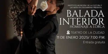 Invitan a “Balada Interior: Homenaje a Lorca” en el Teatro de la Ciudad de Playa del Carmen