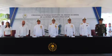 Ceremonia de Entrega-Recepción del Mando de Armas en la Décima Primera Zona Naval