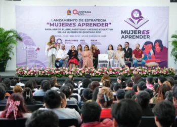 Encabeza Mara Lezama lanzamiento de la estrategia “Mujer es Aprender” para impulsar la igualdad sustantiva en Quintana Roo