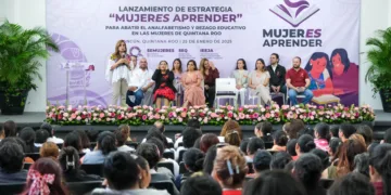 Encabeza Mara Lezama lanzamiento de la estrategia “Mujer es Aprender” para impulsar la igualdad sustantiva en Quintana Roo