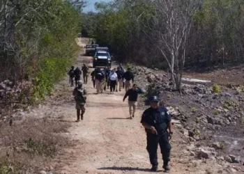 Mega operativo de búsqueda de personas desaparecidas se despliega en Dos Aguadas, José María Morelos