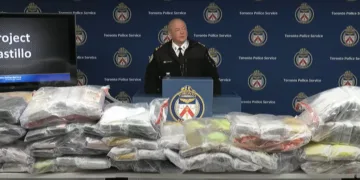 Detienen a mexicanos en la mayor incautación de cocaína en Toronto, Canadá; droga estaría ligada al CJNG