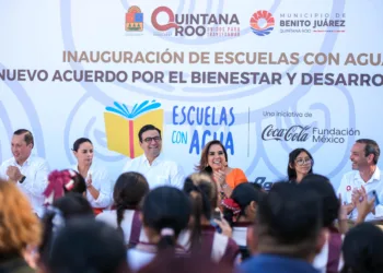 Con “Escuelas con Agua”, se cierran brechas de desigualdad para el bienestar de alumnos de instituciones públicas: Mara Lezama