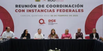Preside Mara Lezama histórica reunión interinstitucional estatal-federal para que la justicia social siga llegando a cada rincón de Quintana Roo