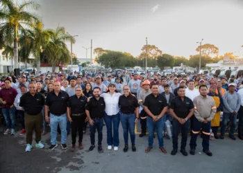 Con 86 mil toneladas de basura recolectadas desde que inició este gobierno, la Secretaría de Servicios Públicos hace brillar a Solidaridad: Estefanía Mercado