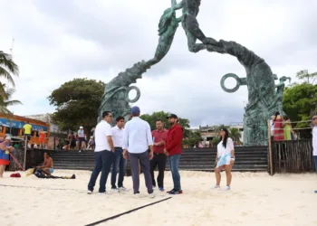 Inician los preparativos para recibir el Tour Mundial de Voleibol de Playa Elite 16 Playa del Carmen 2025: CODEQ
