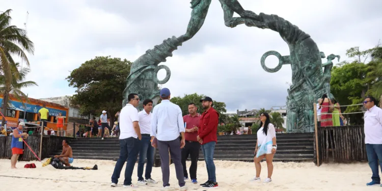 Inician los preparativos para recibir el Tour Mundial de Voleibol de Playa Elite 16 Playa del Carmen 2025: CODEQ