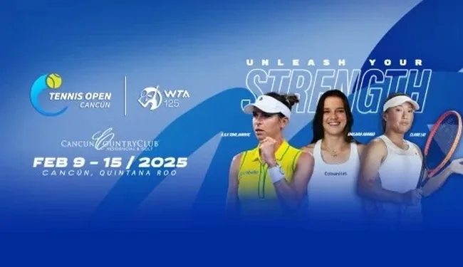 Será Cancún sede del WTA Cancún Tennis Open 2025: SEDETUR