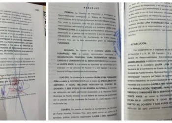 Inhabilitan por 20 años a Laura Fernández Piña y la condenan a pagar casi 79 millones de pesos para retribuir daño patrimonial a Puerto Morelos