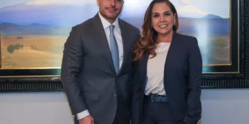 Revisa Mara Lezama coordinación, estrategia y avances de seguridad en Quintana Roo con Omar García Harfuch