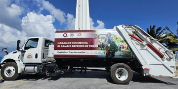 Mahahual ya tiene un nuevo camión recolector de basura