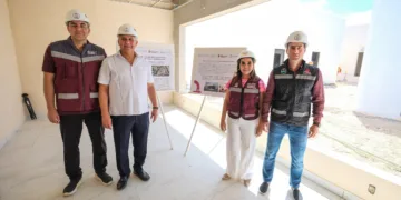Informa Mara Lezama avance del 63% en construcción del Centro de Justicia para las Mujeres en Tulum, tras supervisión