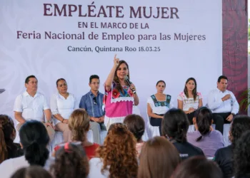 Para que más mujeres extiendas sus alas, con empleos mejor pagados, Mara Lezama inaugura la Feria de Empleo “Empléate Mujer” en Cancún