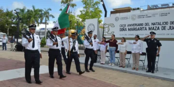 Gobierno de Playa del Carmen rinde homenaje a Margarita Maza de Juárez, en el 199 aniversario de su natalicio