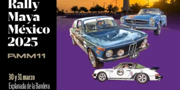 Más de 70 autos clásicos llegarán a Chetumal con el Rally Maya México 2025