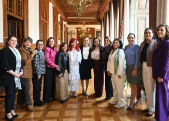 Mara Lezama participa en reunión nacional con la presidenta Claudia Sheinbaum para fortalecer el IMSS-Bienestar