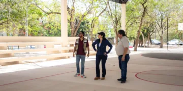 Otro espacio rescatado para el pueblo, Estefanía Mercado entrega el renovado Parque de la Noventa