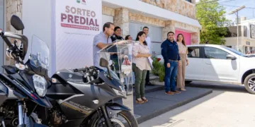 Sortean en Tulum un auto y dos motos por cumplir con el pago del predial