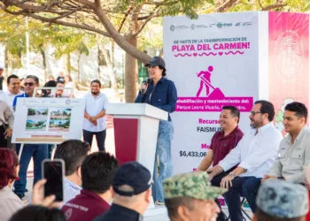 Estefanía Mercado transforma el corazón de Playa del Carmen: reinaugura el parque Leona Vicario
