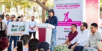 Estefanía Mercado transforma el corazón de Playa del Carmen: reinaugura el parque Leona Vicario