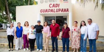 Estefanía Mercado y Verónica Lezama visitan el CADI “Guadalupana”