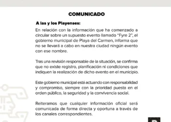 Playa del Carmen desmiente rumores sobre supuesto evento «Fyre 2»
