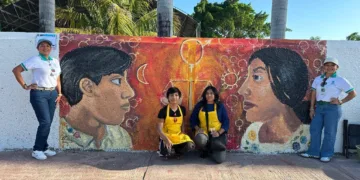 Jóvenes artistas plasman su pasión y talento en concurso de pintura
