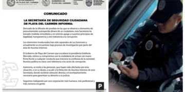 Policía de Playa del Carmen es separado del cargo tras video donde presuntamente recibe dinero de un ciudadano