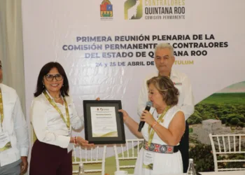 Reconocen la participación de la Magistrada Presidenta del TJAAQROO en la CPCEQROO