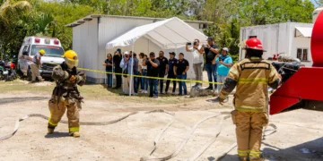 Tulum se une al simulacro nacional