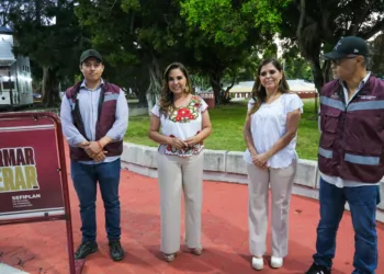 Supervisa Mara Lezama recuperación del brillo en el Parque de Los Caimanes, sitio emblemático de Chetumal