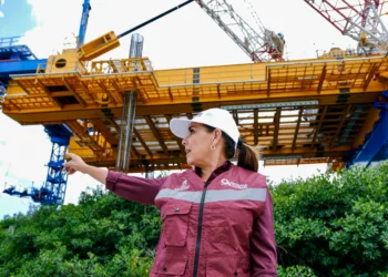 Construcción del Puente Nichupté utiliza tecnología única en México: Mara Lezama