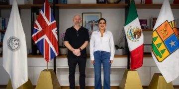 Gobierno de Estefanía Mercado fortalece alianza estratégica con el Reino Unido para impulsar turismo seguro, sostenible e innovador en Playa del Carmen