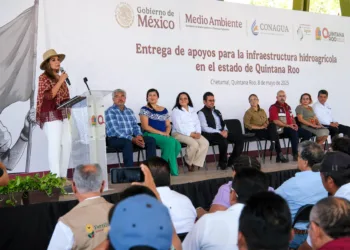 Se canalizan más de 119 millones de pesos para fortalecer la infraestructura hidroagrícola en Quintana Roo: Mara Lezama