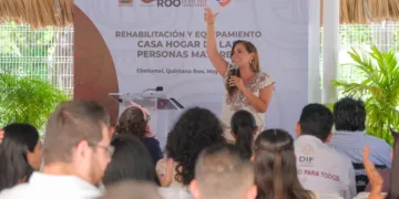 Brindan Mara y Vero Lezama estancia humanista, digna y feliz a residentes de la Casa Hogar de Chetumal
