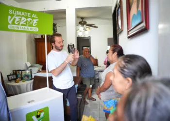 Fortalece Fernando Muñoz a la familia Verde en Playa del Carmen